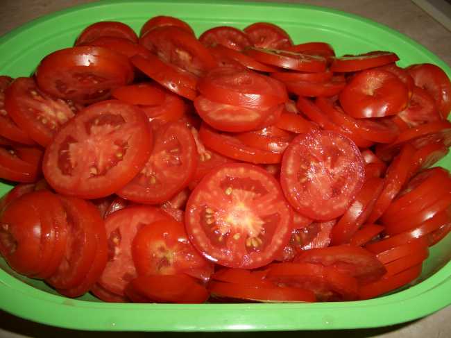 עגבניות מיובשות (צ'יפס עגבניות)